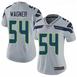 Womens Nike Seattle Seahawks 54 Bobby Wagner Elite Grey Alternate NFL Jersey