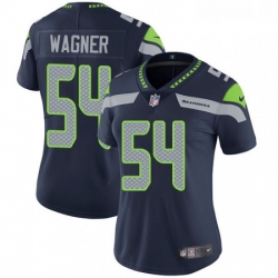 Womens Nike Seattle Seahawks 54 Bobby Wagner Steel Blue Team Color Vapor Untouchable Limited Player NFL Jersey