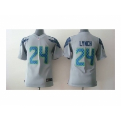 Nike Youth jerseys Seattle Seahawks #24 Lynch grey
