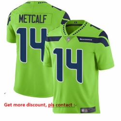 Seahawks 14 D K  Metcalf Green Youth Stitched Football Limited Rush Jersey