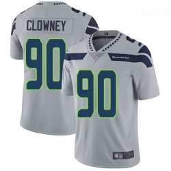 Seahawks #90 Jadeveon Clowney Grey Alternate Youth Stitched Football Vapor Untouchable Limited Jersey
