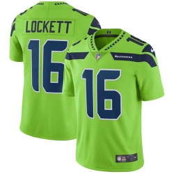 Youth Nike Seahawks #16 Tyler Lockett Green Stitched NFL Limited Rush Jersey