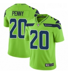 Youth Nike Seattle Seahawks 20 Rashaad Penny Limited Green Rush Vapor Untouchable NFL Jersey