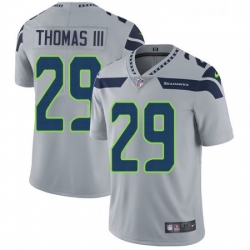 Youth Nike Seattle Seahawks 29 Earl Thomas III Grey Alternate Vapor Untouchable Limited Player NFL Jersey