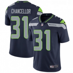 Youth Nike Seattle Seahawks 31 Kam Chancellor Elite Steel Blue Team Color NFL Jersey