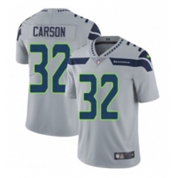 Youth Nike Seattle Seahawks 32 Chris Carson Grey Alternate Vapor Untouchable Limited Player NFL Jersey