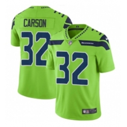 Youth Nike Seattle Seahawks 32 Chris Carson Limited Green Rush Vapor Untouchable NFL Jersey