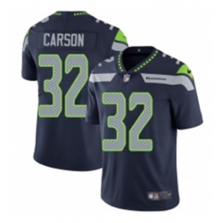 Youth Nike Seattle Seahawks 32 Chris Carson Navy Blue Team Color Vapor Untouchable Limited Player NFL Jersey