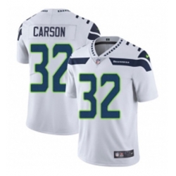 Youth Nike Seattle Seahawks 32 Chris Carson White Vapor Untouchable Limited Player NFL Jersey