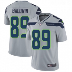 Youth Nike Seattle Seahawks 89 Doug Baldwin Elite Grey Alternate NFL Jersey