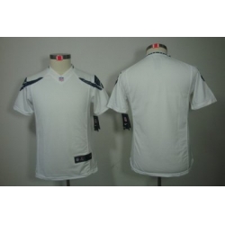 Youth Nike Seattle Seahawks Blank White Color[Youth Limited Jerseys]
