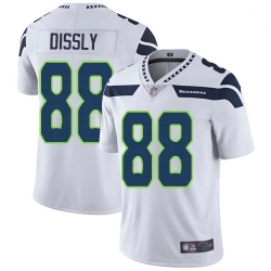 Youth Seahawks 88 Will Dissly White Stitched Football Vapor Untouchable Limited Jersey