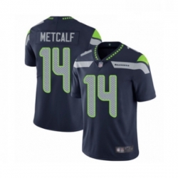 Youth Seattle Seahawks 14 DK Metcalf Navy Blue Team Color Vapor Untouchable Limited Player Football Jersey