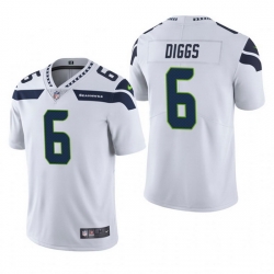 Youth Seattle Seahawks Quandre Diggs #6 White Vapor Limited NFL Jersey