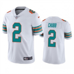 Men Miami Dolphins 2 Bradley Chubb White Color Rush Limited Stitched Football Jersey