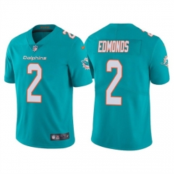 Men Miami Dolphins 2 Chase Edmonds Aqua Vapor Untouchable Limited Stitched Football Jersey