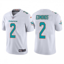 Men Miami Dolphins 2 Chase Edmonds White Vapor Untouchable Limited Stitched Football Jersey