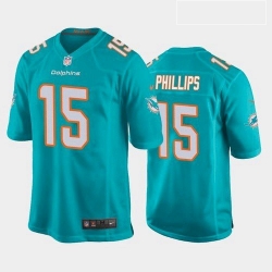 Men Miami Dolphins Jaelan Phillips Aqua 2021 Draft Jersey