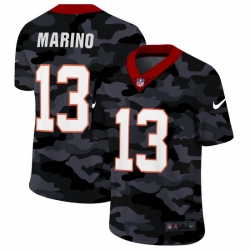 Miami Dolphins 13 Dan Marino Men Nike 2020 Black CAMO Vapor Untouchable Limited Stitched NFL Jersey