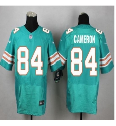 New Miami Dolphins #84 Jordan Cameron Aqua Green Alternate Mens Stitched NFL Elite Jersey