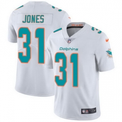 Nike Dolphins 31 Byron Jones White Men Stitched NFL Vapor Untouchable Limited Jersey