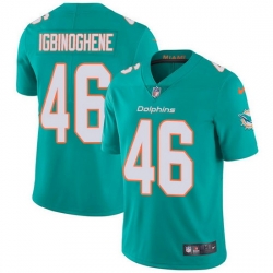 Nike Dolphins 46 Noah Igbinoghene Aqua Green Team Color Men Stitched NFL Vapor Untouchable Limited Jersey