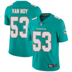 Nike Dolphins 53 Kyle Van Noy Aqua Green Team Color Men Stitched NFL Vapor Untouchable Limited Jersey