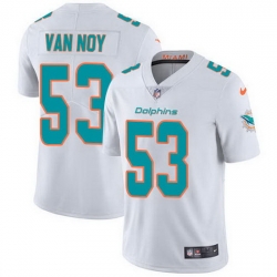 Nike Dolphins 53 Kyle Van Noy White Men Stitched NFL Vapor Untouchable Limited Jersey