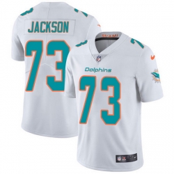 Nike Dolphins 73 Austin Jackson White Men Stitched NFL Vapor Untouchable Limited Jersey