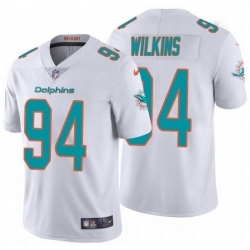 Nike Dolphins 94 Christian Wilkins White Vapor Untouchable Limited Jersey