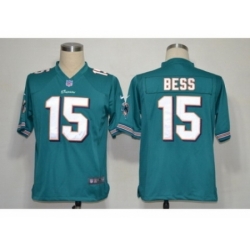 Nike Miami Dolphins 15 Davone Bess Green Game NFL Jersey