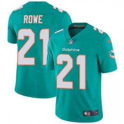 Nike Miami Dolphins 21 Eric Rowe Aqua Green Team Color Men Stitched NFL Vapor Untouchable Limited Jersey