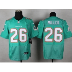Nike Miami Dolphins 26 Lamar Miller green Elite NFL Jersey