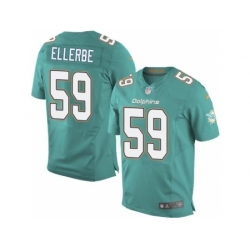 Nike Miami Dolphins 59 Dannell Ellerbe Elite Green Team NFL Jersey