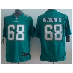 Nike Miami Dolphins 68 Richie Incognito Green Elite NFL Jersey