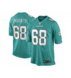 Nike Miami Dolphins 68 Richie Incognito Green Game NFL Jersey