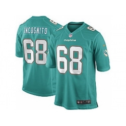 Nike Miami Dolphins 68 Richie Incognito Green Game NFL Jersey