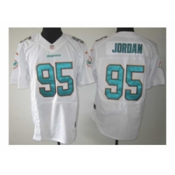 Nike Miami Dolphins 95 Dion Jordan white Elite NFL Jersey