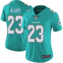 Nike Dolphins #23 Jay Ajayi Aqua Green Team Color Womens Stitched NFL Vapor Untouchable Limited Jersey