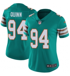 Nike Dolphins #94 Robert Quinn Aqua Green Alternate Womens Stitched NFL Vapor Untouchable Limited Jersey