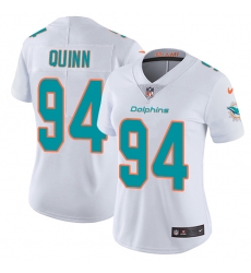 Nike Dolphins #94 Robert Quinn White Womens Stitched NFL Vapor Untouchable Limited Jersey
