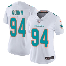 Nike Dolphins #94 Robert Quinn White Womens Stitched NFL Vapor Untouchable Limited Jersey