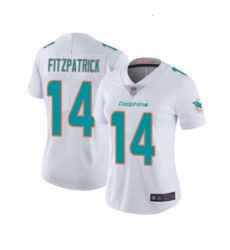 Womens Miami Dolphins 14 Ryan Fitzpatrick White Vapor Untouchable Limited Player Football Jersey