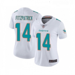 Womens Miami Dolphins 14 Ryan Fitzpatrick White Vapor Untouchable Limited Player Football Jersey