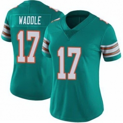 Women's Miami Dolphins #17 Jaylen Waddle Vapor Untouchable Stitched Jersey