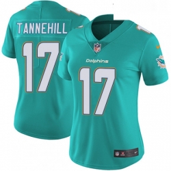Womens Nike Miami Dolphins 17 Ryan Tannehill Aqua Green Team Color Vapor Untouchable Limited Player NFL Jersey