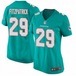 Womens Nike Miami Dolphins 29 Minkah Fitzpatrick Game Aqua Green Team Color NFL Jersey
