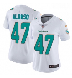 Womens Nike Miami Dolphins 47 Kiko Alonso Elite White NFL Jersey