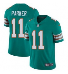 Nike Dolphins #11 DeVante Parker Aqua Green Alternate Youth Stitched NFL Vapor Untouchable Limited Jersey