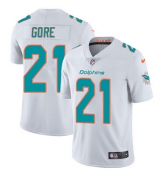 Nike Dolphins #21 Frank Gore White Youth Stitched NFL Vapor Untouchable Limited Jersey